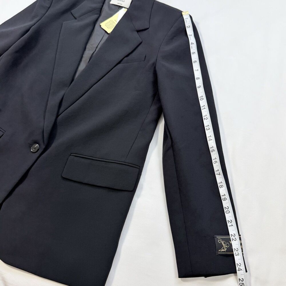 Aritzia Wilfred Generation Blazer Crepette Black Size 2 Minimalist Quiet Luxury - Picture 13 of 13